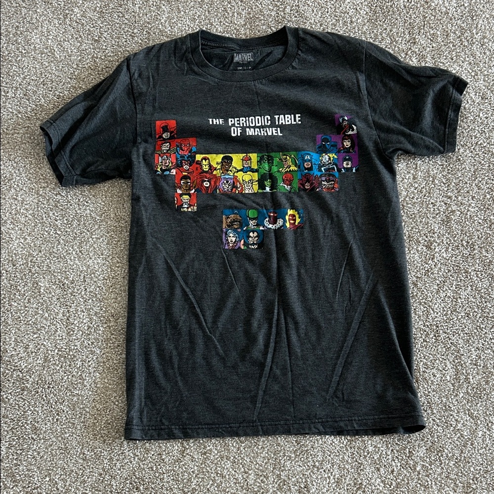 Marvel Charcoal Gray T-Shirt
